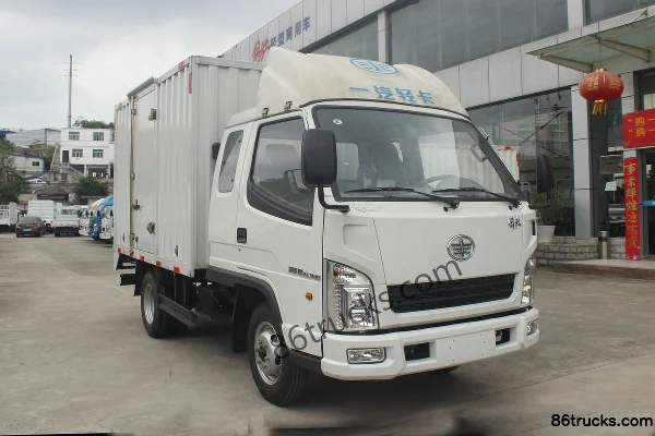 FAW Hongta FAW Jiefang Baling 1 Series V6 102hp 4X2(6 wheels) 3.32m van truck with half cab (hydraulic brake) Exterior