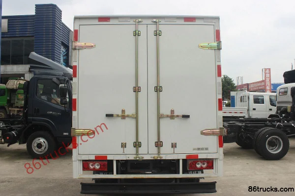 FAW Hongta FAW Jiefang Baling 1 Series V6 102hp 4X2(6 wheels) 3.32m van truck with half cab (hydraulic brake) Body (1) | 86Trucks