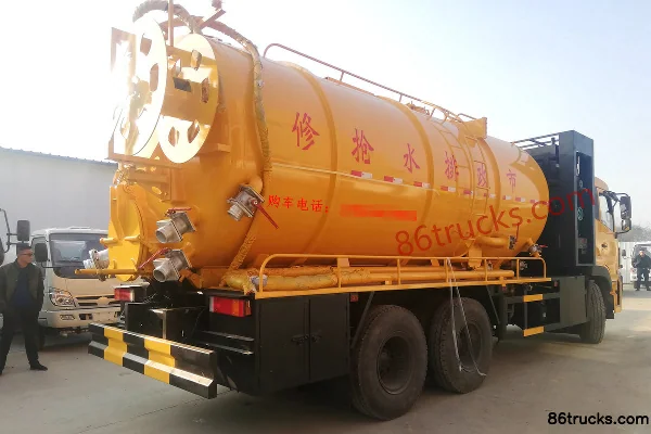 Dongfeng Commercial Vehicle Tianlong 270 hp 6X4(10 wheels) Cleaning and Suction Truck (Chengliwei Brand) Exterior (3) | 86Trucks