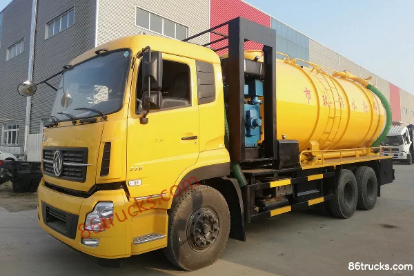 Dongfeng Commercial Vehicle Tianlong 270 hp 6X4(10 wheels) Cleaning and Suction Truck (Chengliwei Brand) Exterior (2) | 86Trucks