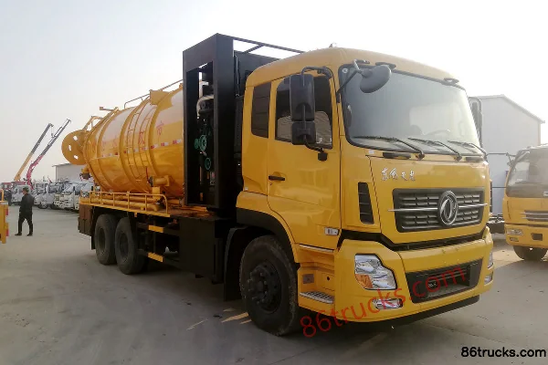Dongfeng Commercial Vehicle Tianlong 270 hp 6X4(10 wheels) Cleaning and Suction Truck (Chengliwei Brand) Exterior