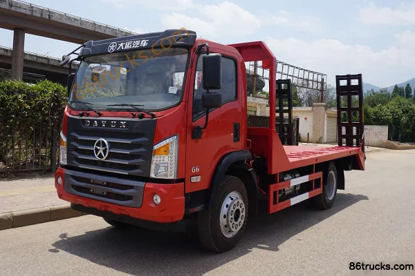 Dayun G6 160hp 4X2(6 wheels) flatbed truck Exterior (2) | 86Trucks