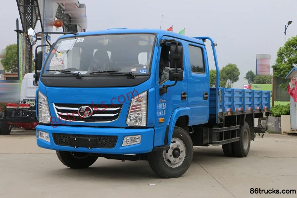 Yuejin Shangjun X500-38 2019 140 ch 4X2(6 roues) 4,085 m camion léger à ridelles cabine double Extérieur (3) | 86Trucks