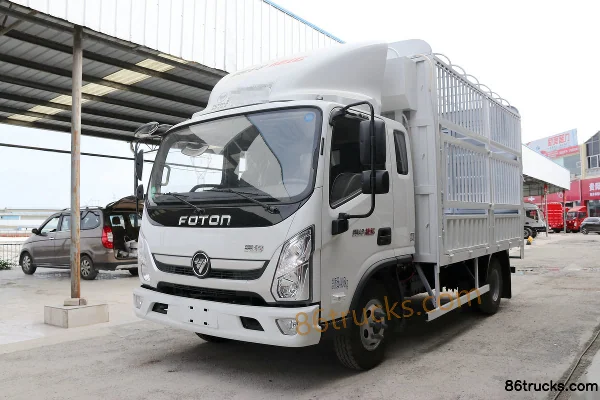 Foton Auling Xinjieyun 156hp 4X2(6 wheels) 3.83m semi-row railed light truck Exterior (3) | 86Trucks