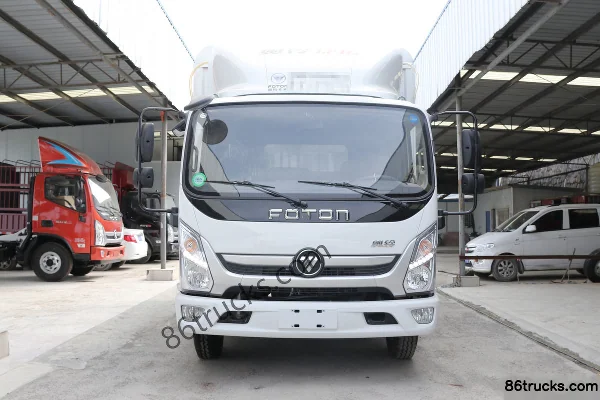 Foton Auling Xinjieyun 156hp 4X2(6 wheels) 3.83m semi-row railed light truck Exterior (2) | 86Trucks