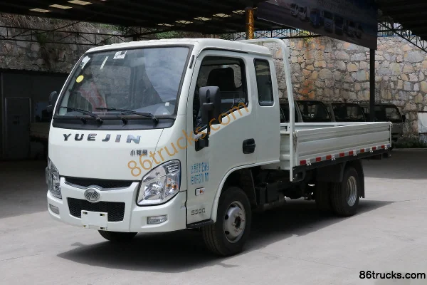 Yuejin Xiaofuxing S50Q 1.3L 87hp 4X2(6 wheels) Gasoline 2.93m One-and-a-half Row Flatbed Truck (Dual Rear Wheels) (Transmission: MR70) Exter