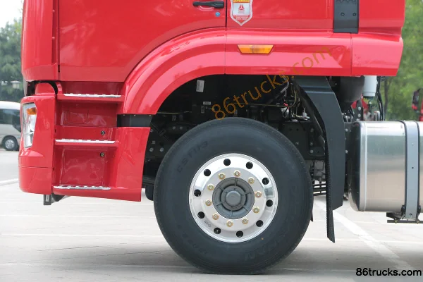 Sinotruk Hohan N7W poids lourd 400 ch 6X4(10 roues) tracteur routier Châssis (3) | 86Trucks