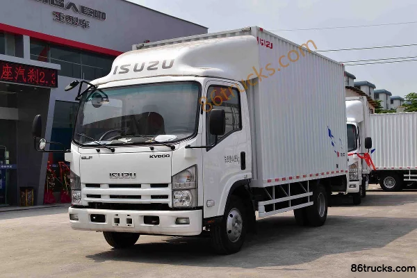 Qingling Isuzu KV600 130hp 4X2(6 wheels) 4.17m Single Row Van Light Truck Exterior (3) | 86Trucks