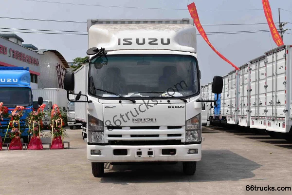 Qingling Isuzu KV600 130hp 4X2(6 wheels) 4.17m Single Row Van Light Truck Exterior (2) | 86Trucks