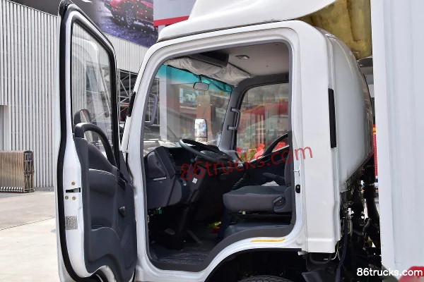 Qingling Isuzu KV600 130hp 4X2(6 wheels) 4.17m Single Row Van Light Truck Cab (1) | 86Trucks