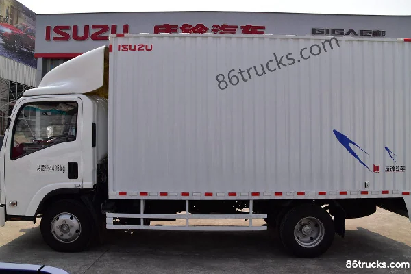 Qingling Isuzu KV600 130hp 4X2(6 wheels) 4.17m Single Row Van Light Truck Body (1) | 86Trucks
