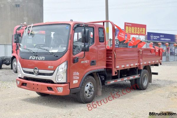 Foton Ollin CTS 170 hp 4X2(6 wheels) 3.83m semi-crew cab flatbed light truck Exterior (3) | 86Trucks