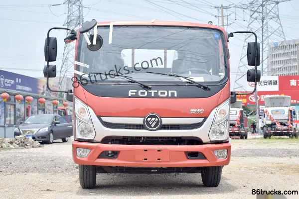 Foton Ollin CTS 170 hp 4X2(6 wheels) 3.83m semi-crew cab flatbed light truck Exterior (2) | 86Trucks