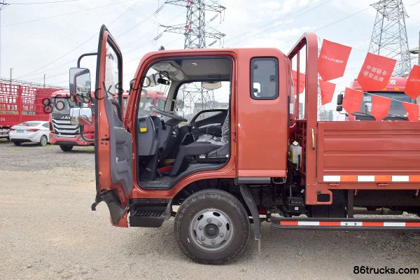 Foton Ollin CTS 170 hp 4X2(6 wheels) 3.83m semi-crew cab flatbed light truck (3) | 86Trucks