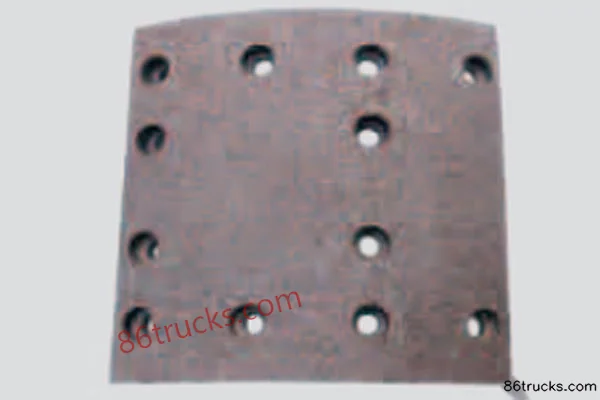 Hengtong Dongfeng Series Dongfeng Tianlong Rear 12-Hole Brake Pads Exterior