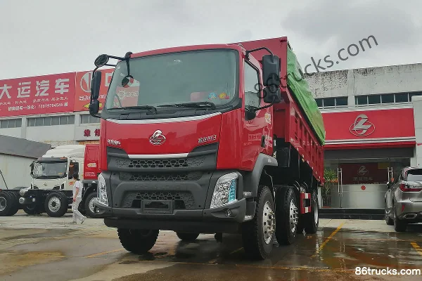 Dongfeng Liuqi New Chenglong M3 185 hp 6X2(8 wheels) 5m dump truck Exterior (3) | 86Trucks