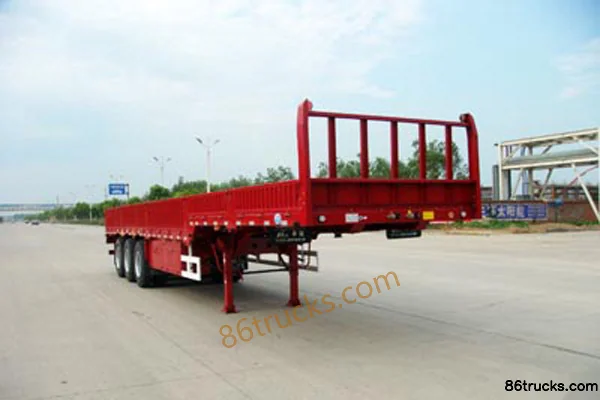 CIMC Huajun 13m Gooseneck Flatbed Semi-Trailer Exterior