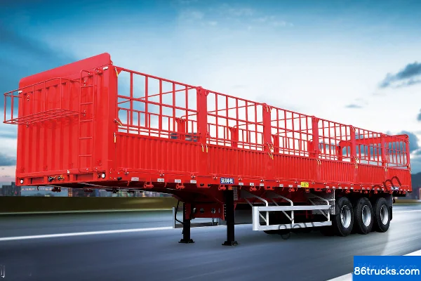 Shenyangfan 13m Straight Beam Curtain Side Semi-Trailer Exterior