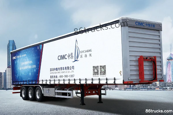Shen Yangfan 13.75m Side Curtain Semi-Trailer Exterior