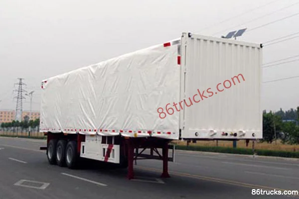 CIMC Huajun 13m Curtain Van Semi-Trailer Exterior