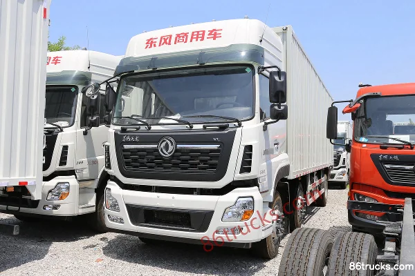 Dongfeng Commercial Vehicle Tianlong VL Heavy Truck 290 hp 6X2(8 wheels) 9.6m Van Cargo Truck Exterior (3) | 86Trucks