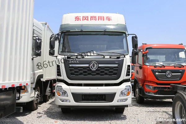 Dongfeng Commercial Vehicle Tianlong VL Heavy Truck 290 hp 6X2(8 wheels) 9.6m Van Cargo Truck Exterior (2) | 86Trucks