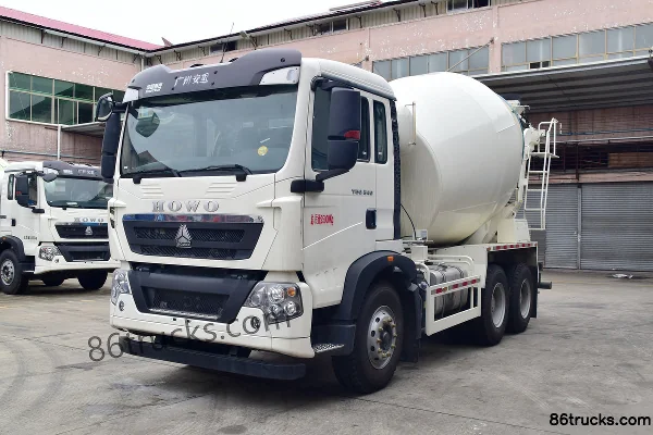 Sinotruk HOWO T5G 340 hp 6X4(10 wheels) 5.99m³ Concrete Mixer Truck Exterior (3) | 86Trucks