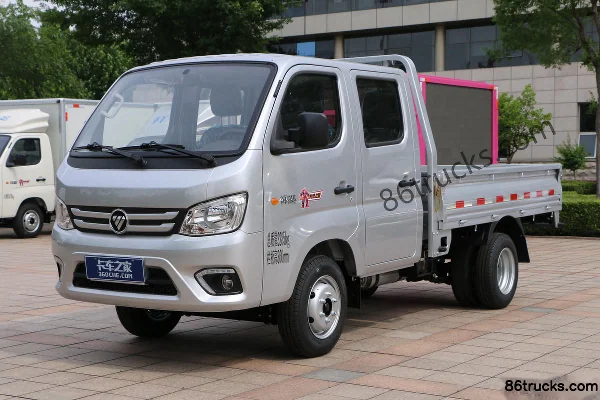Foton Xiangling M1 1.5L 115 ch 4X2(6 roues) essence 2,55 m double rangée camion plateau micro (China VI) Extérieur (3) | 86Trucks
