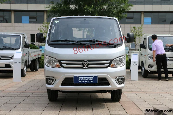 Foton Xiangling M2 Logistics Star 1.5L 112hp 4X2(6 wheels) Gasoline/CNG 3.1m double-row flatbed mini truck Exterior (2) | 86Trucks