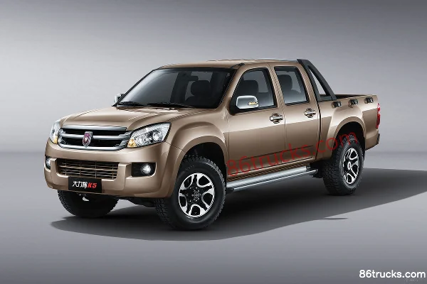 Jinbei Dashen K5 2019 Elite 2.5T Diesel 140 hp 4WD Double Cab Pickup Exterior (2) | 86Trucks