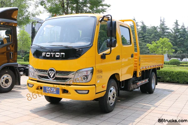 Foton Times M3 110 ch 4X2(6 roues) 3,22 m camion plateau à ridelles double cabine Extérieur (3) | 86Trucks