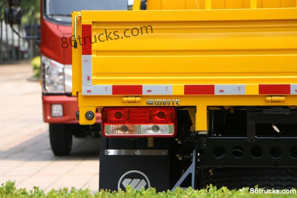 Foton Times M3 110 ch 4X2(6 roues) 3,22 m camion plateau à ridelles double cabine Carrosserie (2) | 86Trucks