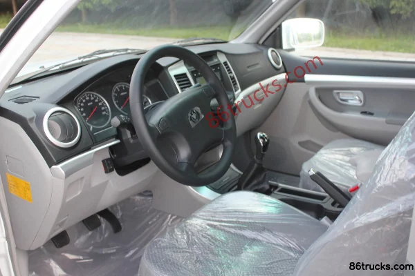 Jinbei Jindian 2019 2.2L essence 112 ch 2 roues motrices double cabine pick-up allongé (Beijing V) (4) | 86Trucks
