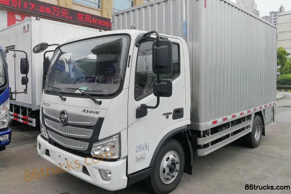 Foton Aumark S3 série 143 ch 4X2(6 roues) camion fourgon léger à cabine simple 3,96 m (marque Shunzhao) Extérieur (2) | 86Trucks