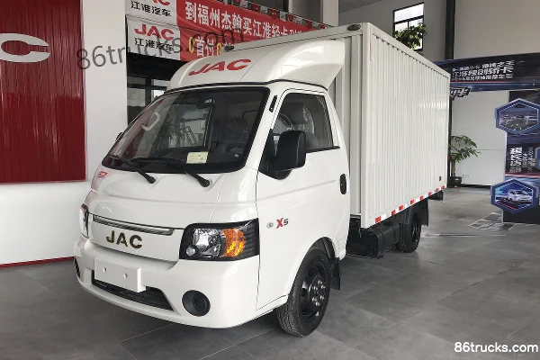 JAC Kangling X5 Confort 87 ch 4X2(6 roues) essence 1,3 L 87 ch 3,1 m micro camion fourgon cabine simple Extérieur (3) | 86Trucks