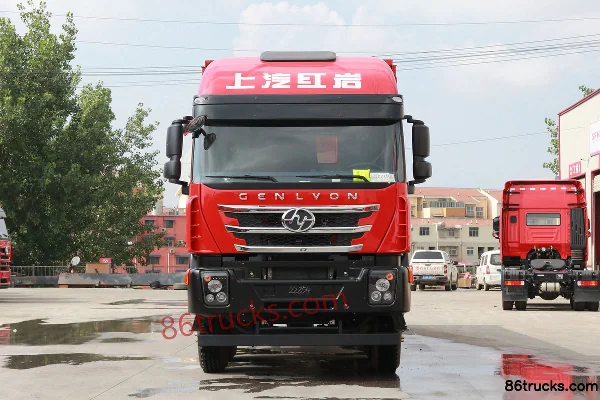 SAIC Hongyan Genlyon C100 Heavy Truck 350 hp 8X4(12 wheels) 8.6m Dump Truck Exterior (2) | 86Trucks