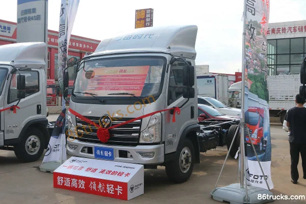 Foton Times Leading 6 156hp 4X2(6 wheels) 4.2m Single-row Flatbed Light Truck Exterior (3) | 86Trucks