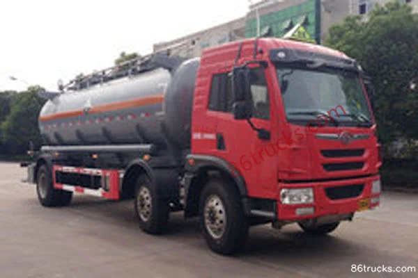 FAW Jiefang Qingdao Long V 220 hp 6X2(8 wheels) corrosive goods tanker truck (Xiyu brand) (Fast Gear) Exterior