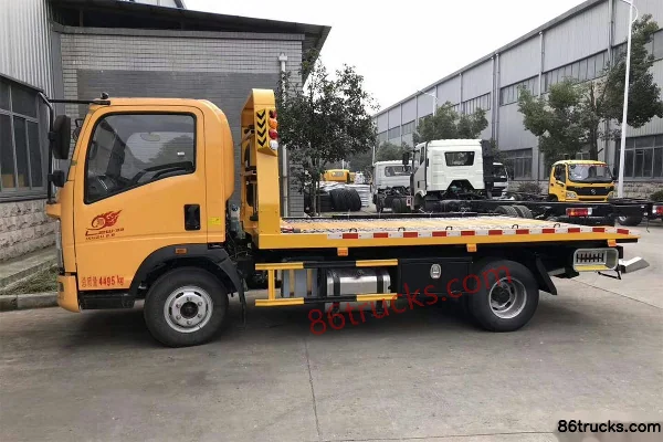 Sinotruk HOWO Hanjiang 143hp 4X2(6 wheels) wrecker truck (Jiangte brand) Exterior