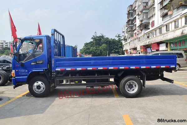 JAC Kangling H6 156 ch 4X2(6 roues) camion léger à ridelles à cabine simple 4,18 m Extérieur (2) | 86Trucks