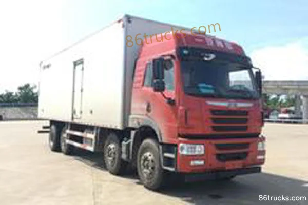FAW Jiefang Qingdao HanV 260hp 8X2(10 wheels) 9.4m Refrigerated Truck Exterior