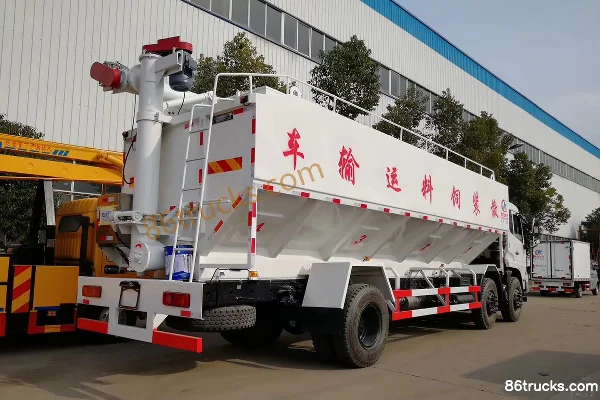 Dongfeng Commercial Vehicle Tianjin 210hp 6X2(8 wheels) bulk feed transport truck (small tri-axle) (Chengliwei brand) Exterior (3) | 86Truck