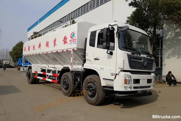 Dongfeng Commercial Vehicle Tianjin 210hp 6X2(8 wheels) bulk feed transport truck (small tri-axle) (Chengliwei brand) Exterior (2) | 86Truck