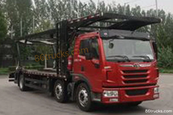 FAW Jiefang Qingdao Han V 320 hp 6X2(8 wheels) Center-axle Vehicle Transport Truck (Hongchang Tianma Brand) Exterior