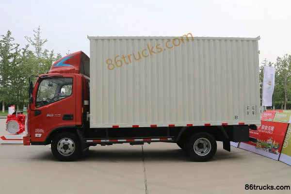 Foton Aumark Express 131 hp 4X2(6 wheels) 4.14m single-row van light truck (air brake) Exterior (3) | 86Trucks
