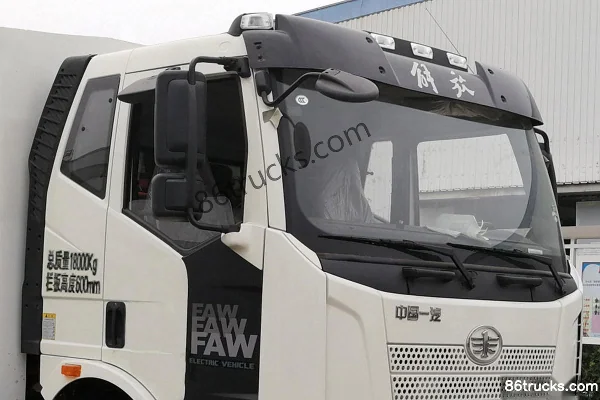FAW Jiefang J6L 18T camion porteur à ridelles 5,29 m cabine avancée 100 % électrique 327,82 kWh 4X2(6 roues) Extérieur (3) | 86Trucks