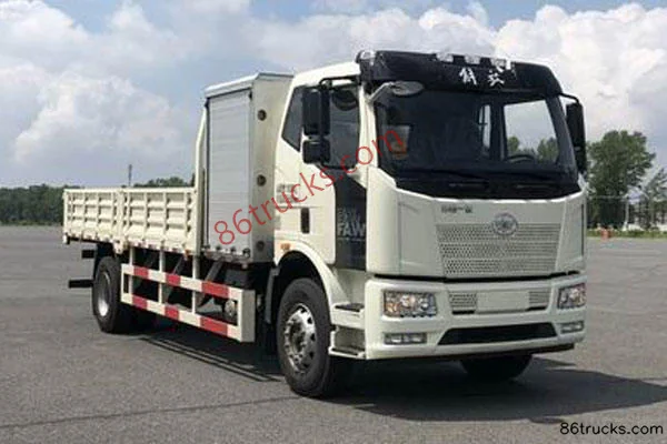 FAW Jiefang J6L 18T 5.29 m half-row pure electric panel cargo truck 327.82 kWh 4X2(6 wheels) Exterior