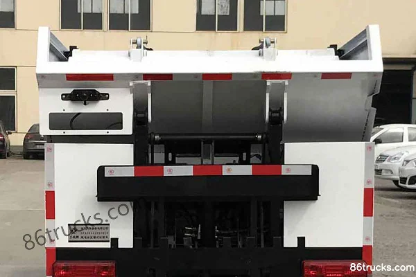 Dongfeng EV200 4X2(6 wheels) Pure Electric Compression Refuse Truck 48.97kWh Exterior (2) | 86Trucks