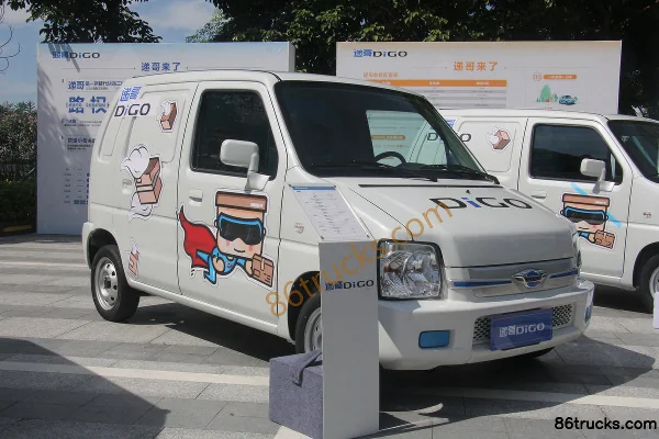 Foton Times Dige Édition Basse 1,1T 1 place 3,4 m véhicule utilitaire fermé électrique pur 7,95 kWh Extérieur