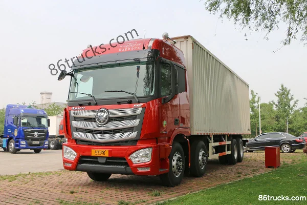 Foton AumanEST Basic 490hp 8X4(12 wheels) 9.58m Box Cargo Truck (China VI)(Full Disc Brakes) Exterior (3) | 86Trucks